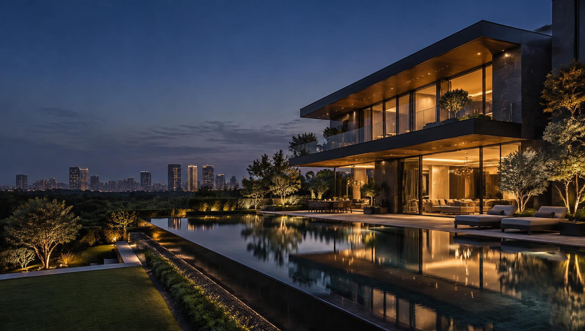 Gurugram skyline with modern residential towers along Dwarka Expressway