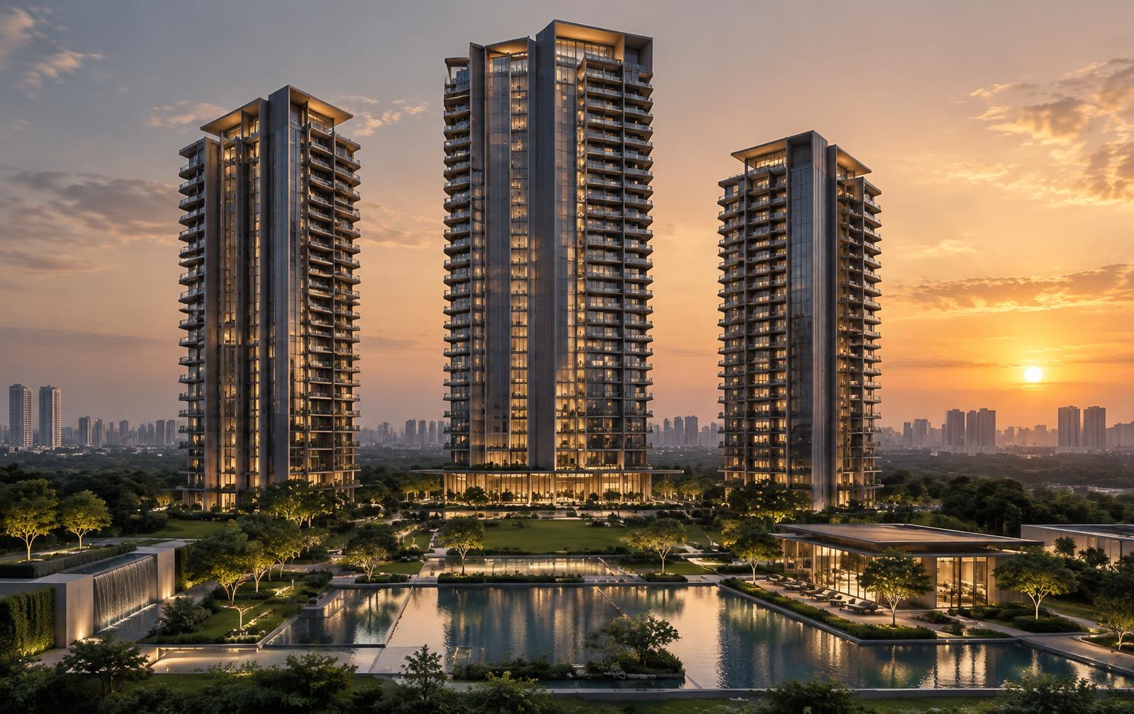 Commercial and mixed-use towers in Gurugram